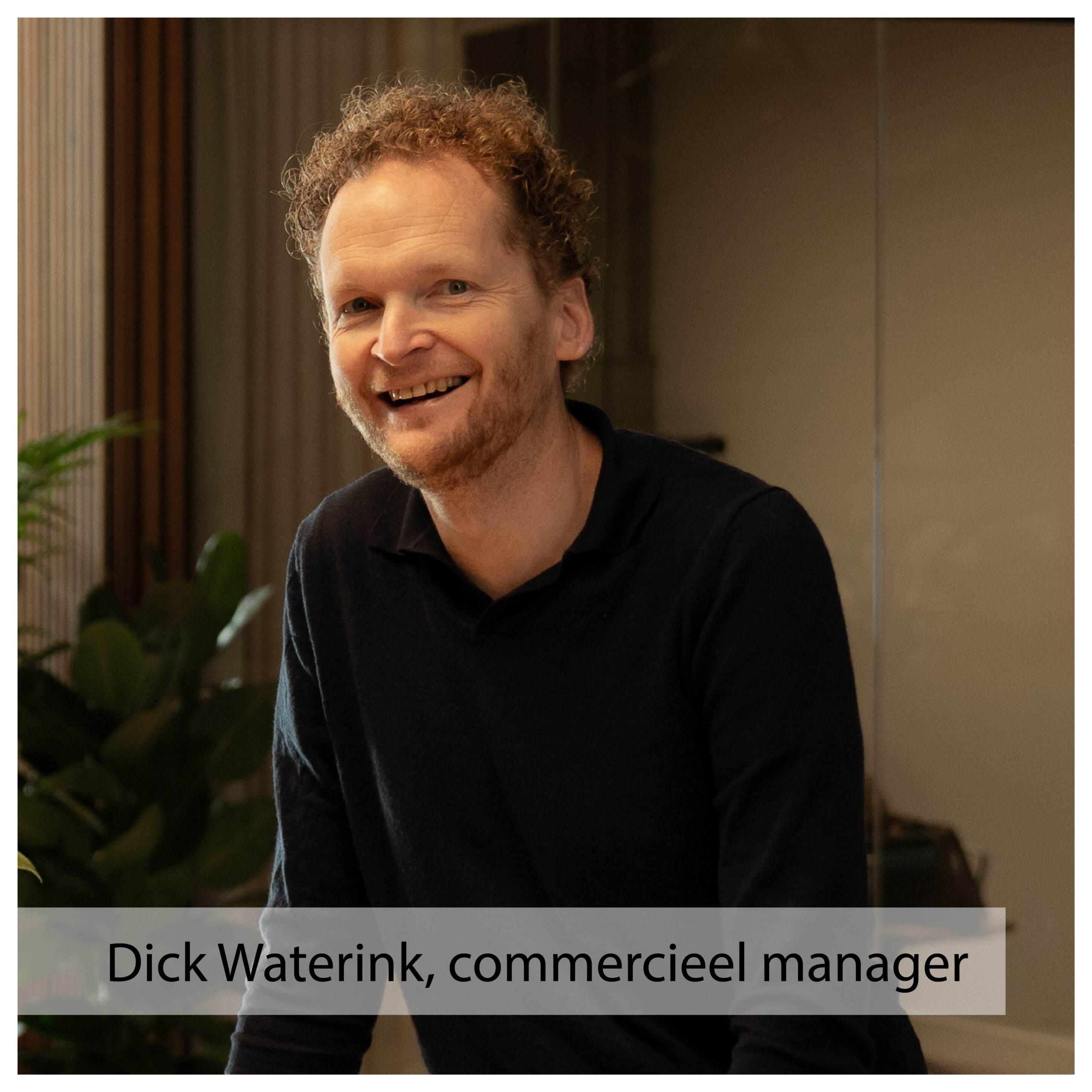 Lachende Dick Waterink