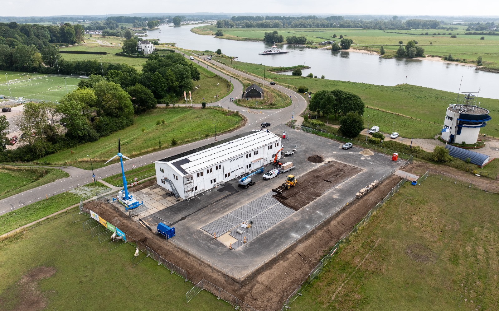 Opbouw projectlocatie, augustus 2025